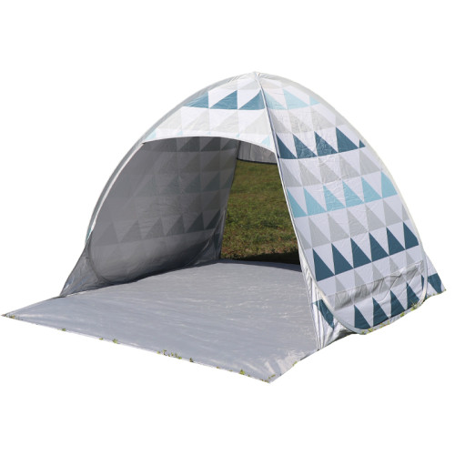 戶外全自動雙人沙灘帳篷戶外速開防曬遮陽棚釣魚帳兒童超輕小帳篷