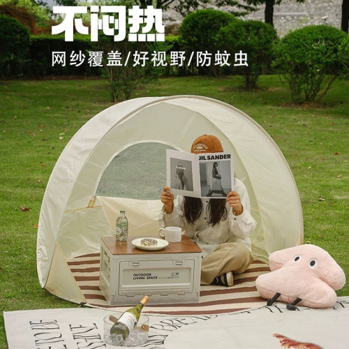 小紅書同款帳篷戶外露營免搭帳篷室內兒童野餐墊自動親子速開帳篷