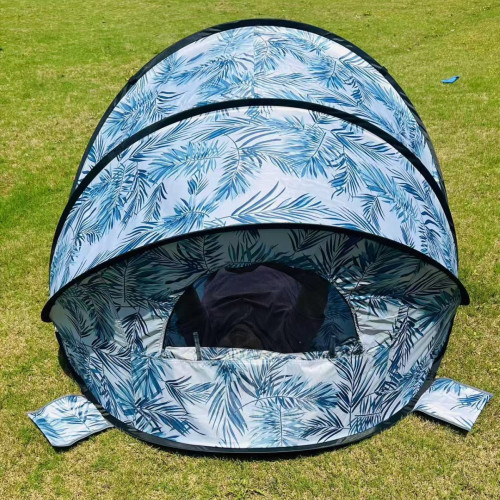 【高品】海邊防曬防風玩水天幕全自動簡易速開郊遊用品小戶外折疊