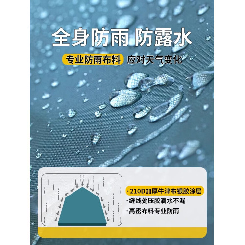 德國工藝露營帳篷戶外折疊可攜式野營地過夜防雨加厚全套自動速開