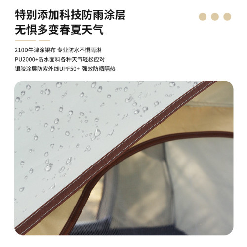 戶外 帳篷可攜式折疊全自動速開34人露營野營加厚防風雨