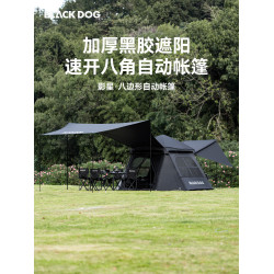 BLACKDOG黑狗帳篷戶外可攜式折疊速開裝備過夜防暴雨野外露營帳篷
