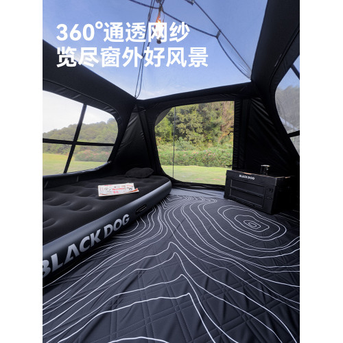 BLACKDOG黑狗帳篷戶外可攜式折疊速開裝備過夜防暴雨野外露營帳篷