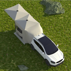車尾帳篷車邊帳篷速開帳篷suv連接帳篷免搭建遊遮陽棚延伸帳