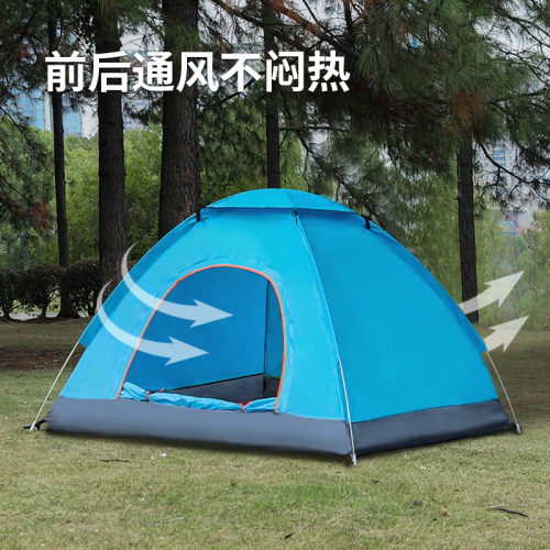 帳篷戶外3-4人全自動野營露營賬蓬2單人野外加厚防雨曬超輕便速開