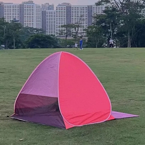露營帳篷親子春遊野餐戶外裝備免搭建速開便捷公園沙灘防曬防風雨