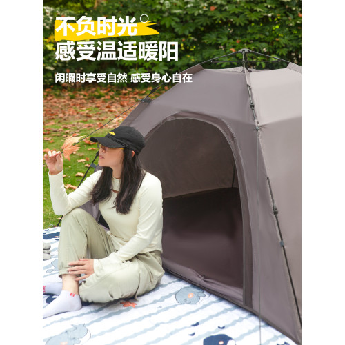 螢火蟲戶外帳篷全自動可攜式折曡加厚野外室內露營防曬公園速開