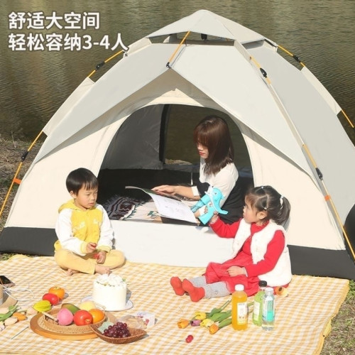 裝備34折疊帳篷全套戶外人全自動遊可攜式速開野外露營帳篷-