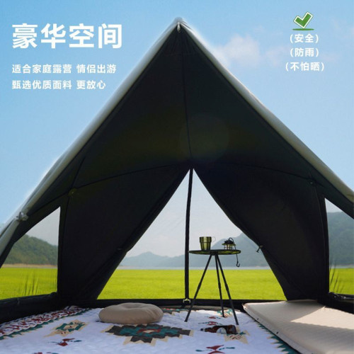 三角自動速開帳篷戶外可攜式露營公園沙灘遮陽室內兒童裝備野餐帳