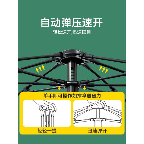 戶外帳篷單人露營裝備全套野營過夜加厚全自動可攜式折疊2025新款