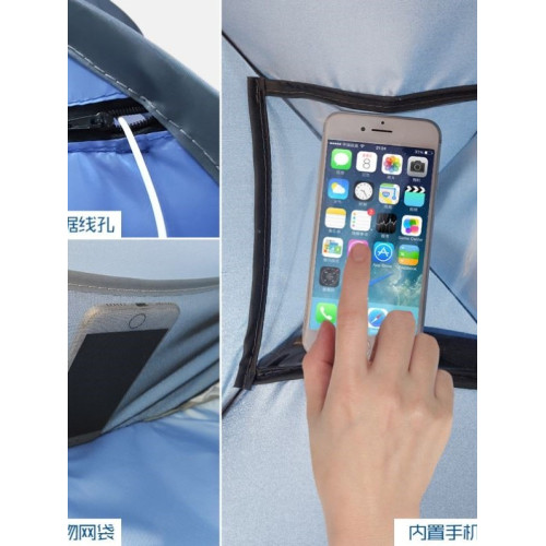 戶外帳篷新款單人休閒速開免搭建防曬遮陽沙灘單層帳篷