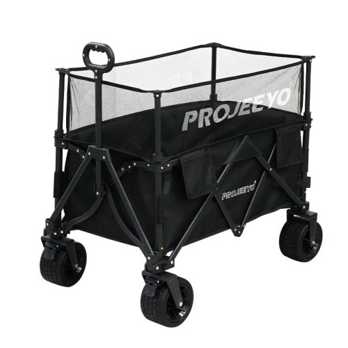 Projeeyo 加高款小推車多功能戶外露營車聚攏款可升降600L大容量