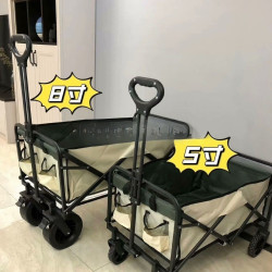 吉妃翔露營推車野餐小拉車戶外營地車可折疊超大手推可升降擺攤車