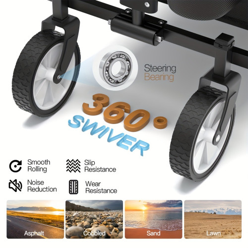 E 55035 Heavy-duty Camping Cart 強承重露營車歐美新款