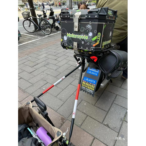 布蘭塔露營車連接桿自行車電動車拖掛牽引拖掛快拆連接器拖鉤拉桿