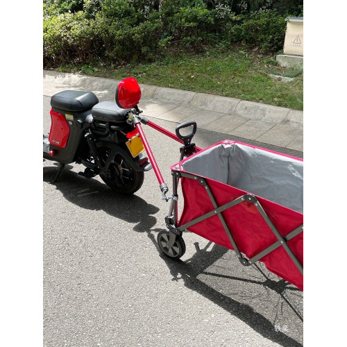 布蘭塔露營車連接桿自行車電動車拖掛牽引拖掛快拆連接器拖鉤拉桿