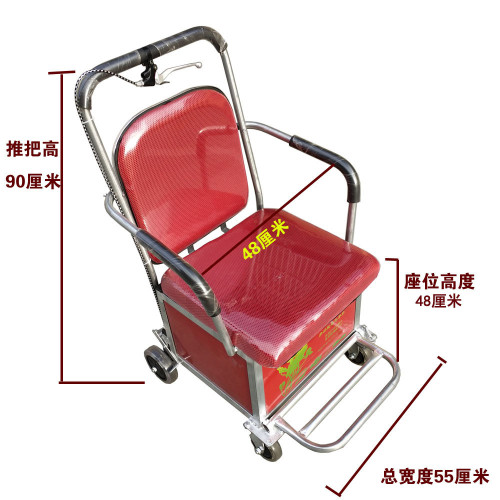 老年推車可推可坐車助步購物休閒座椅輪椅四輪老人手扶輕便小加固