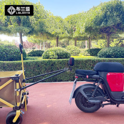 電動車連接器露營車連接件營地車後掛式牽引拖車連接桿配件