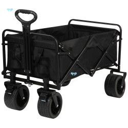 Heavy Duty Folding Wagon with 550lbs Weight Capacity,