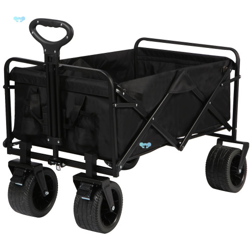 Heavy Duty Folding Wagon with 550lbs Weight Capacity,