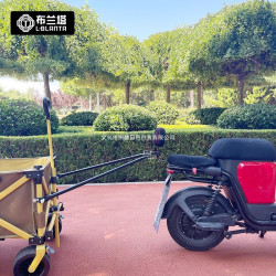布蘭塔電動車連接器露營車連接件營地車後掛式牽引拖車連接桿配件