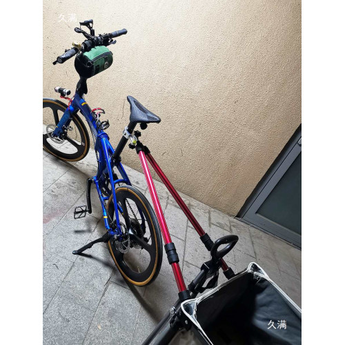 露營車連接桿自行車電動車拖掛牽引拖掛快拆連接器拖鉤拉桿