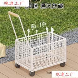 戶外露營推車擺攤小推車可折疊野餐營地車大越野小拉車