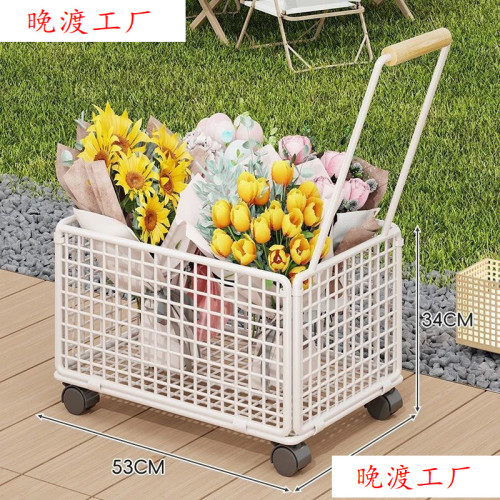 戶外露營推車擺攤小推車可折疊野餐營地車大越野小拉車