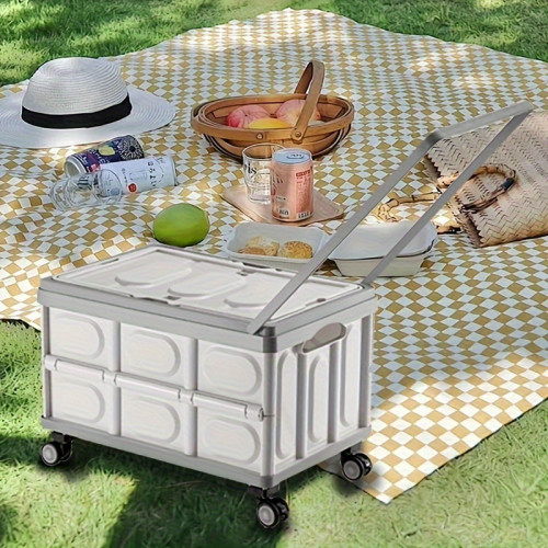 1PC Deluxe Folding Portable Trolley with 4 Universal,