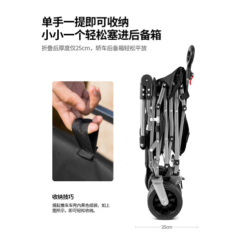 北山狼露營車戶外可折疊手推車大號野餐兒童可躺野營拖車桌板擺攤