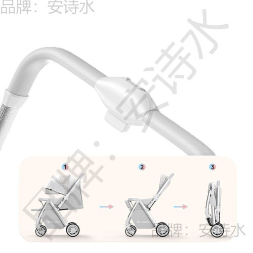 嬰兒推車可坐可躺高景觀輕便折疊雙向嬰兒車兒童手推車遛娃神器