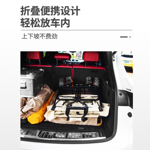 #露營推車營地拖車可折疊戶外手推野餐小拉車野營手拉車擺攤車