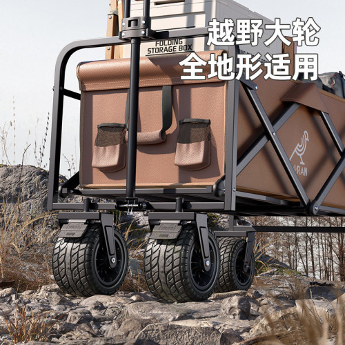 露營車推車戶外營地車可折疊小拖車帳篷收納野營車手拉車桌板