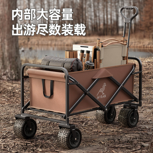 露營車推車戶外營地車可折疊小拖車帳篷收納野營車手拉車桌板