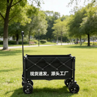 露營車戶外折疊可攜式手推車拉桿車用擺攤商用寫生便捷露營車擺攤大