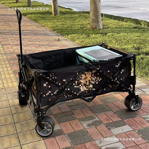 戶外露營車家用可攜式擺攤小推車大容量兒童可躺輕便折疊戰車拉桿車