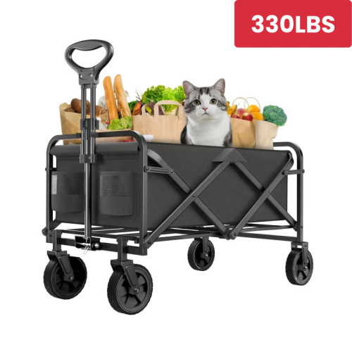 ⑥L 596 Shopping Cart Collapsible Foldable Garden Wagon