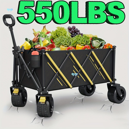 Multi PUrpose Collapsible Outdoor Yard Garden Trolley, 550