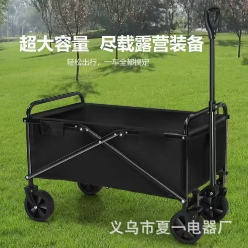 戶外露營車多功能手推車可折疊小拉車野餐車可攜式擺攤露營車
