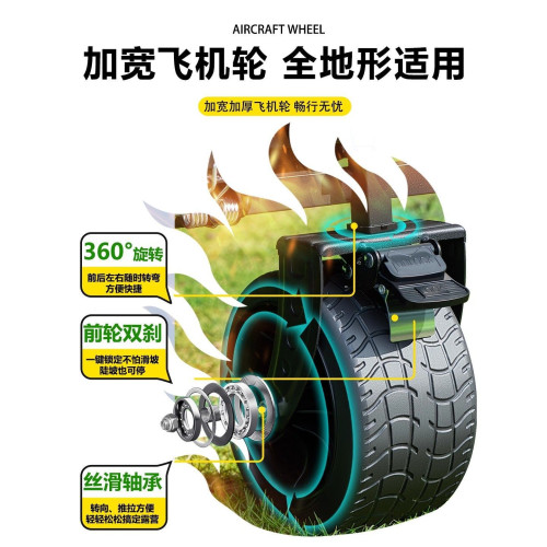 戶外露營車可折疊手推車野外野營野餐營地車拉桿小推車擺攤小拖車