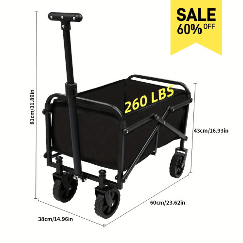 Foldable Portable 330 Lb Foldable Portable Cart | 8 Inch