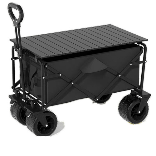 戶外露營車可折疊手推車超大野營野餐營地車拉桿小拖車擺攤