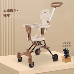 霤娃嬰兒輕便可折疊兒童手推車雙向寶寶推車外出遛娃一鍵折疊