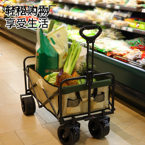 露營 營地車網紅升降推車拖車戶外大野營手拉小車野餐擺地攤