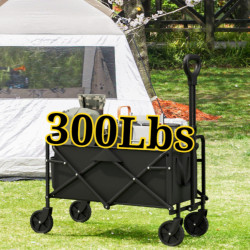 Foldable Multifunctional Garden Cart Utility Trolley for