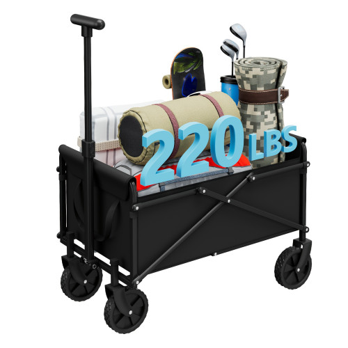 Foldable Multifunctional Garden Cart Utility Trolley for