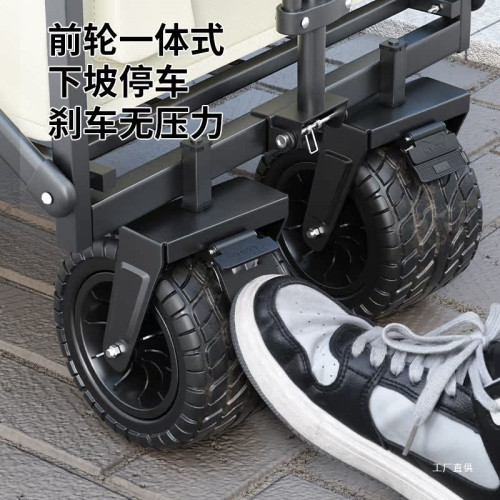 尚道者擺攤露營車地攤折疊移動兒童可躺戶外營地購物拉快展馳