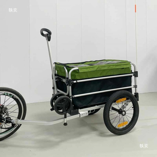 露營野營折疊拉桿手拉車手推車自行車電動車後掛式小拖車拖掛拖鬥
