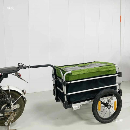 露營野營折疊拉桿手拉車手推車自行車電動車後掛式小拖車拖掛拖鬥