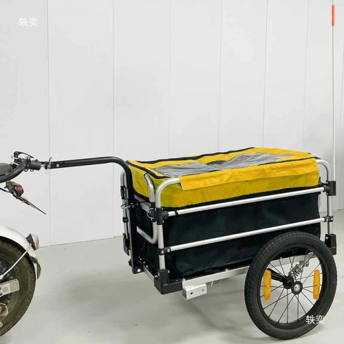 露營野營折疊拉桿手拉車手推車自行車電動車後掛式小拖車拖掛拖鬥